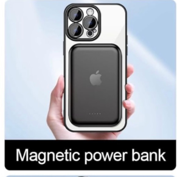 Hython Magnetic Clear Case for iPhone 12 Pro Max Case 6.7 Black   NEW - Picture 7 of 12